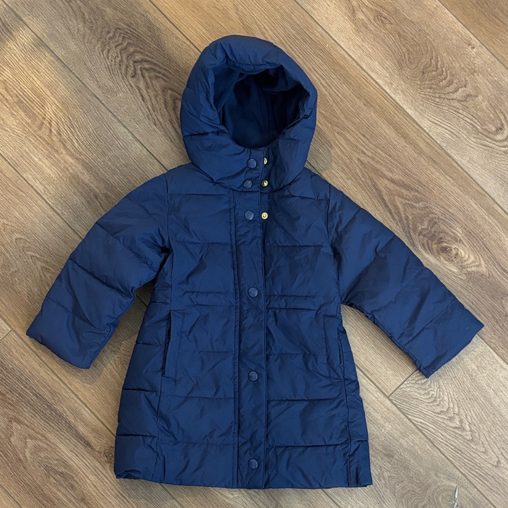 Crewcuts Navy Puffer Coat